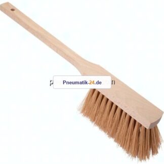 Industrie-Handfeger, Holz-Langstiel mit Poly-Kokosborsten, für groben Schmutz, 45 cm