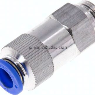 Rückschlagventil G 1/2"-12mm, Durchfluss vom Gewinde zum Schlauch, IQS-Standard