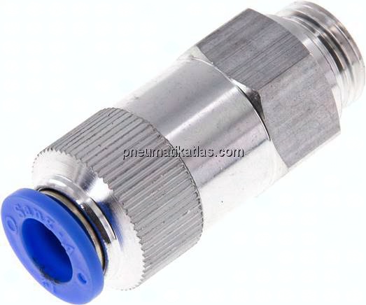 Rückschlagventil G 1/2"-12mm, Durchfluss vom Gewinde zum Schlauch, IQS-Standard