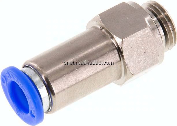 Rückschlagventil G 1/4"-8mm, Durchfluss vom Gewinde zum Schlauch, IQS-Standard