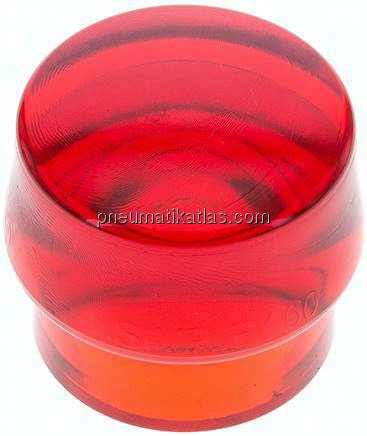 SIMPLEX-Schlageinsatz, Plastik, rot, Ø 60 mm