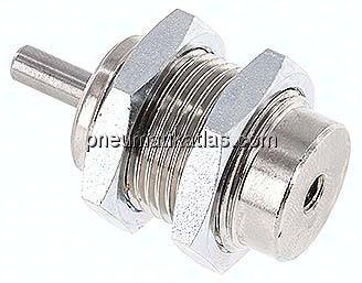 Einschraub-Pneumatikzylinder Kolben 16mm, 10mm Hub