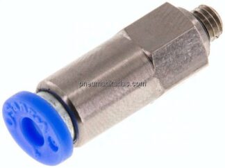 Rückschlagventil M 5-4mm, Durchfluss vom Schlauch zum Gewinde, IQS-Standard