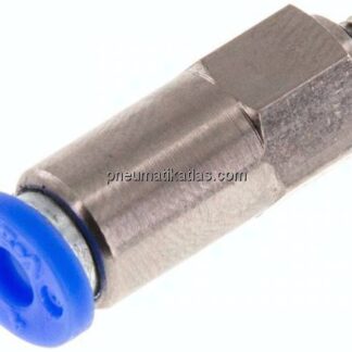 Rückschlagventil M 5-4mm, Durchfluss vom Schlauch zum Gewinde, IQS-Standard