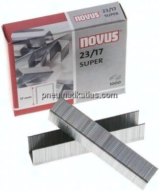 NOVUS Hefklammern, 23 / 17 S (verzinkt), 1000er Pack