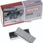 NOVUS Hefklammern, 24 / 6 (DIN) (verzinkt), 1000er Pack