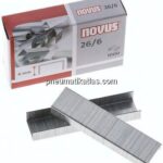 NOVUS Hefklammern, 26 / 6 (verzinkt), 1000er Pack