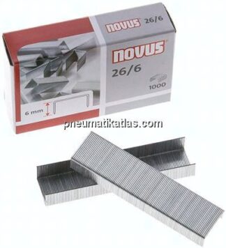 NOVUS Hefklammern, 26 / 6 (verzinkt), 1000er Pack
