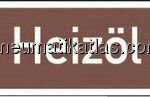 Rohrleitungskennzeichnung, 5er, 15 x 100, Heizöl (GHS 03/09)