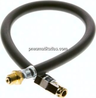 500 mm Füllschlauch mit Momentstecker - G 1/4" / M 20 x 1 (AG), schwenkbar