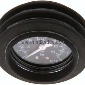 Manometer f. HRF 63mm, 0 - 10 bar, G 1/4"