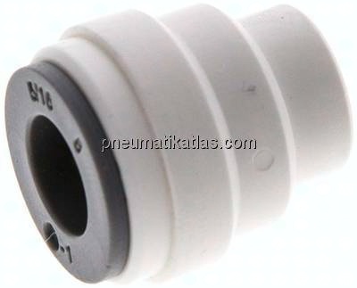 Verschlusskappe für 5/16" (7,94 mm) Schläuche, IQS-LE (EPDM-Dichtung)