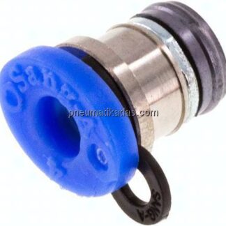 Einpresspatrone 4mm Steckanschluss, Messing vernickelt