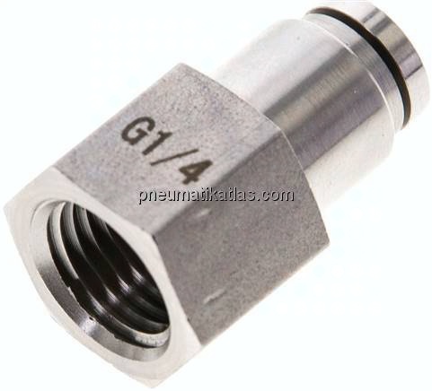 Steckanschluss m. Innengew. G 1/4"-6mm, IQS-ES LE
