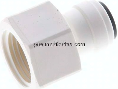 Steckanschluss m. Innengew. G 3/8"-1/4" (6,35 mm), IQS-LE (EPDM-Dichtung)