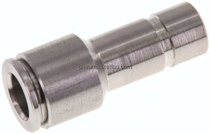 Reduzierung 10mm Stecknippel x 8mm Schlauch, IQS-Edelstahl