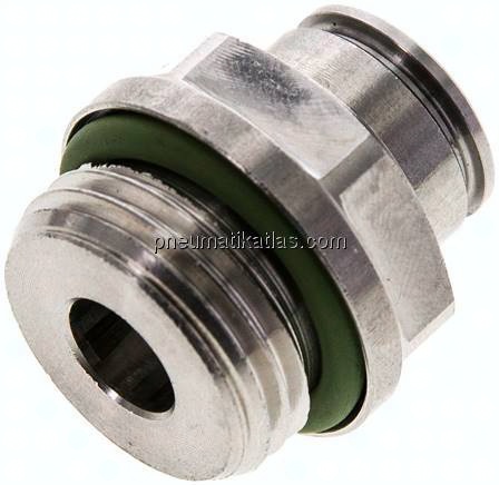 Gerader Steckanschluss G 1/2"-10mm, IQS-Edelstahl