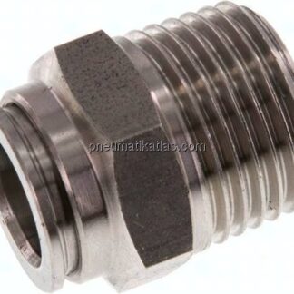 Gerader Steckanschluss R 1/2"-12mm, IQS-Edelstahl