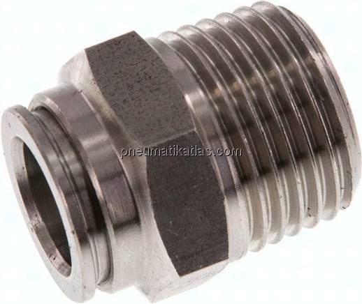 Gerader Steckanschluss R 1/2"-12mm, IQS-Edelstahl