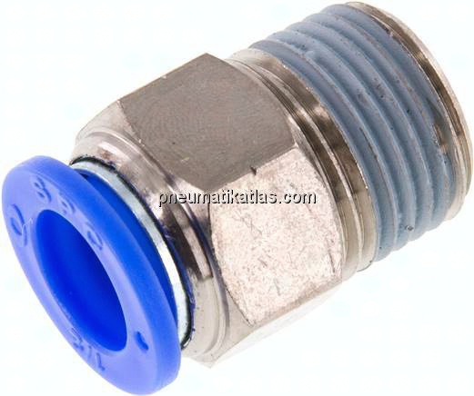 Gerader Steckanschluss NPT 1/2"-1/2" (12,7 mm), IQS-Inch