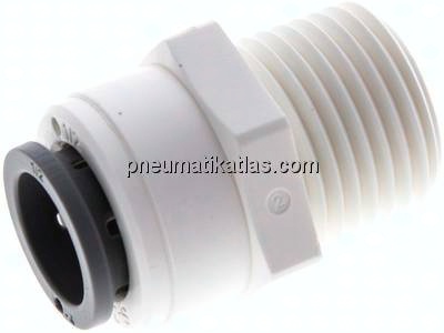 Gerader Steckanschluss NPT 1/2"-1/2" (12,7 mm), IQS-LE (EPDM-Dichtung)