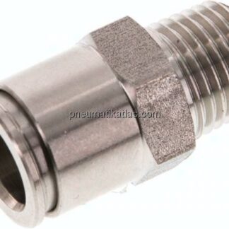 Gerader Steckanschluss R 1/4"-10mm, IQS-Edelstahl