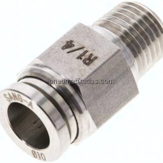IQS-Steckanschlüsse aus Edelstahl oder Edelstahl & PVDF- ES LE / PVDF (4-16 mm)