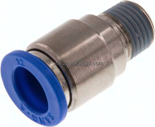 Gerader Steckanschluss R 1/4"-12mm, IQS-Standard m. Innens.