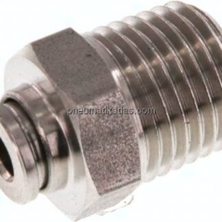 Gerader Steckanschluss R 1/4"-4mm, IQS-Edelstahl