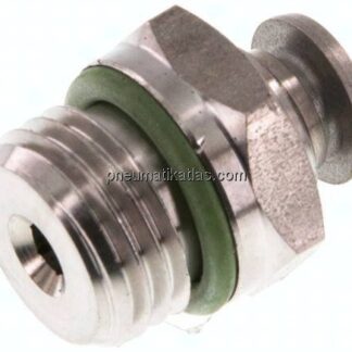 Gerader Steckanschluss G 1/4"-4mm, IQS-Edelstahl