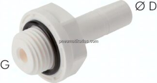 Einschraubtülle G 1/8"-8mm Stecknippel, IQS-LE (EPDM-Dichtung)