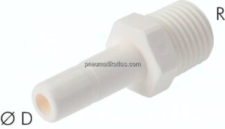 Einschraubtülle NPT 1/8"-4mm Stecknippel, IQS-LE (EPDM-Dichtung)