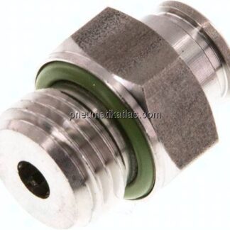 Gerader Steckanschluss G 1/4"-6mm, IQS-Edelstahl
