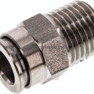 Gerader Steckanschluss R 1/4"-8mm, IQS-Edelstahl