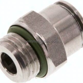 Gerader Steckanschluss G 1/4"-8mm, IQS-Edelstahl