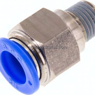 Gerader Steckanschluss NPT 1/4"-1/2" (12,7 mm), IQS-Inch