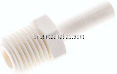 Einschraubtülle NPT 1/4"-1/4" (6,35 mm) Stecknippel, IQS-LE (EPDM-Dichtung)