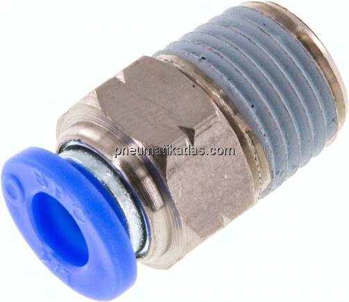 Gerader Steckanschluss NPT 1/4"-1/4" (6,35 mm), IQS-Inch