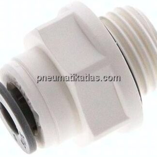 Gerader Steckanschluss G 1/4"-3/16" (4,76 mm), IQS-LE (EPDM-Dichtung)
