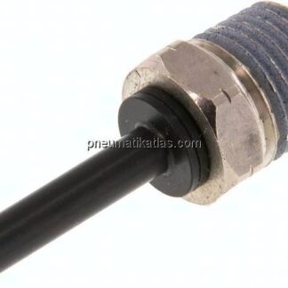 Einschraubtülle NPT 1/4"-3/16" (4,76 mm) Stecknippel, IQS-Inch