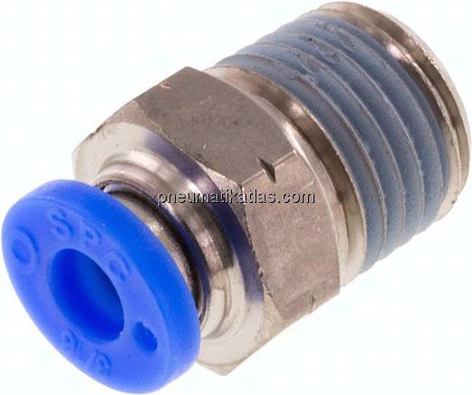 Gerader Steckanschluss NPT 1/4"-3/16" (4,76 mm), IQS-Inch