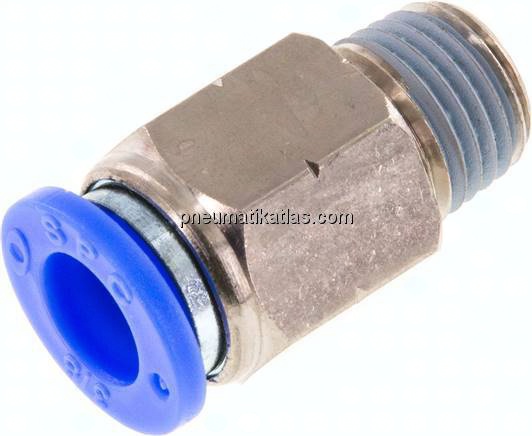 Gerader Steckanschluss NPT 1/4"-3/8" (9,52 mm), IQS-Inch