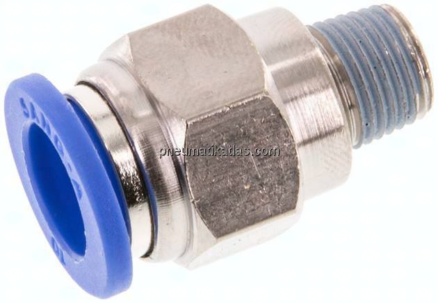 Gerader Steckanschluss R 1/8"-10mm, IQS-Standard