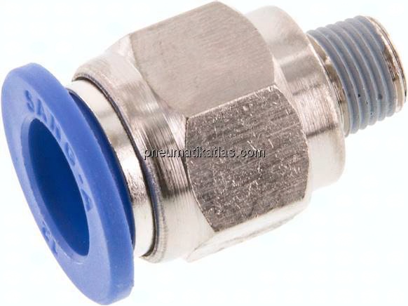 Gerader Steckanschluss R 1/8"-12mm, IQS-Standard