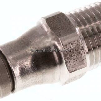 Gerader Steckanschluss NPT 1/8"-4mm, IQS-Edelstahl