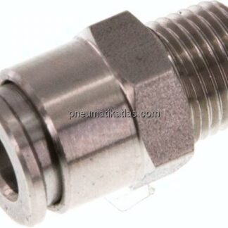 Gerader Steckanschluss R 1/8"-6mm, IQS-Edelstahl
