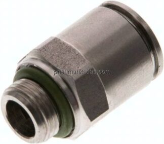 Gerader Steckanschluss G 1/8"-8mm, IQS-Edelstahl