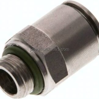 Gerader Steckanschluss G 1/8"-8mm, IQS-Edelstahl