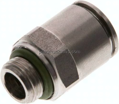 Gerader Steckanschluss G 1/8"-8mm, IQS-Edelstahl