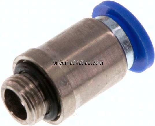 Gerader Steckanschluss G 1/8"-8mm, IQS-Standard m. Innens.